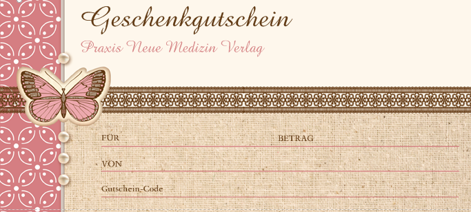 Gutschein 20 Euro (Motiv Schmetterling)