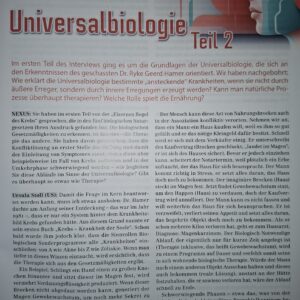 NEXUS Teil 2 Interview zur Universalbiologie