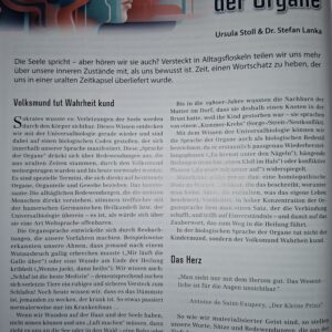 NEXUS "Die Sprache der Organe" von Dr. Stefan Lanka und Ursula Stoll